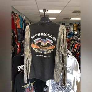 Reworked Harley Davidson Long Sleeve Shirt Size 3XL